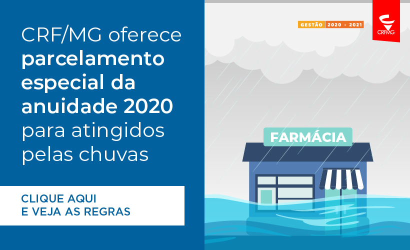 CRF/MG vai conceder parcelamento especial da anuidade para atingidos pelas chuvas